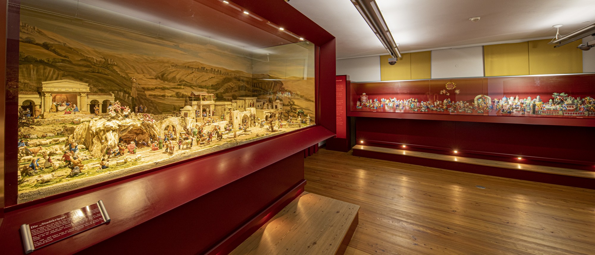 Blick in die Krippenabteilung im Museum Tirschenreuth