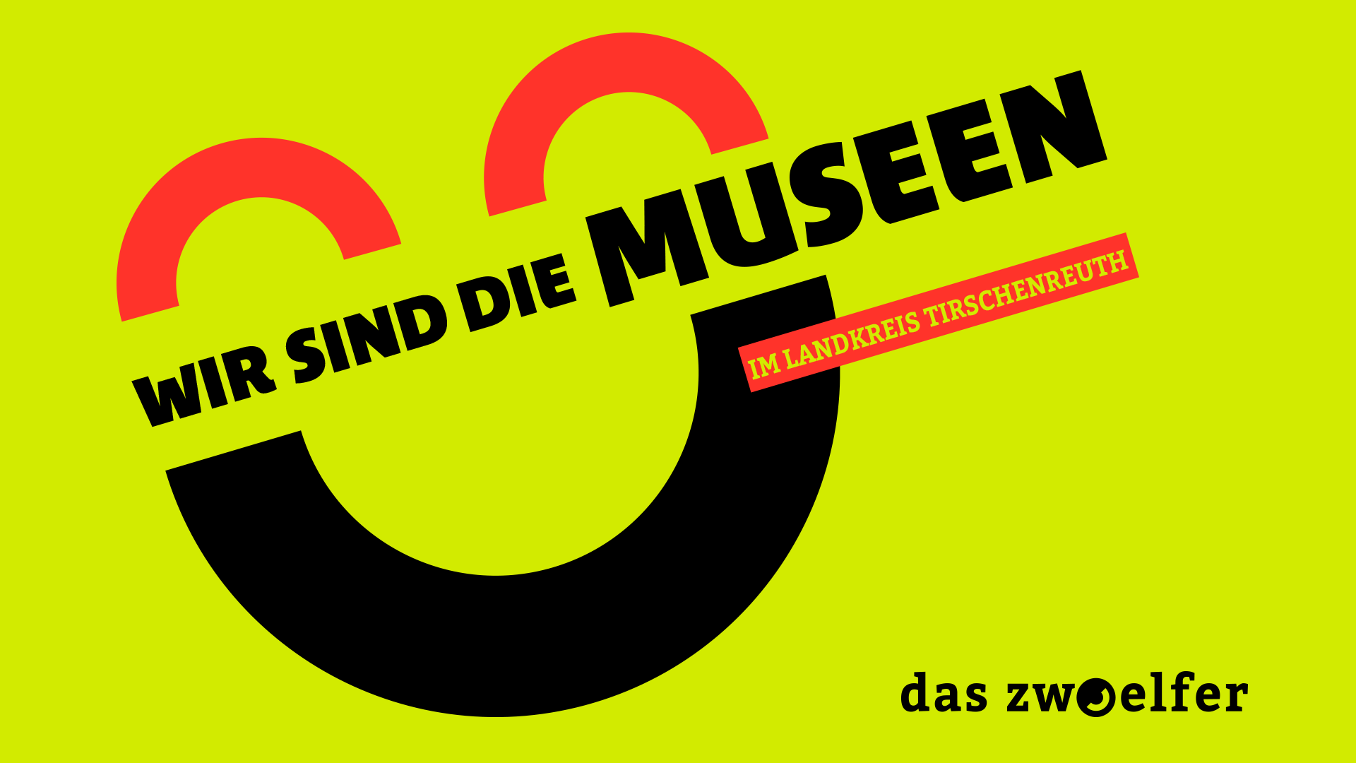 Logo das zwoelfer mit dem Schriftzug Wir sind die Museen im Landkreis Tirschenreuth